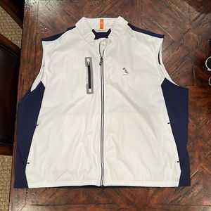 Men’s 3XL Peter Millar Navy/White Vest